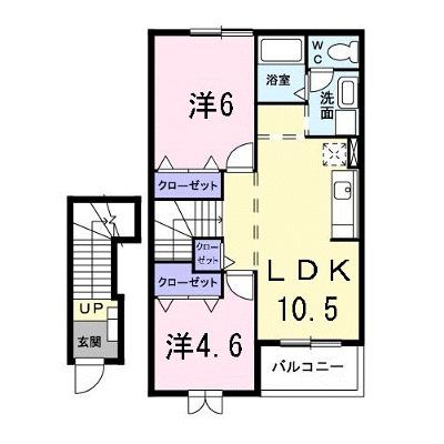 サンヒルズＹ・Ｋ 202【管理NO：1-010093201-02020】 ★家具家電は申し込み後に搬入します★ ★2026年08月下旬入居可能★の物件画像