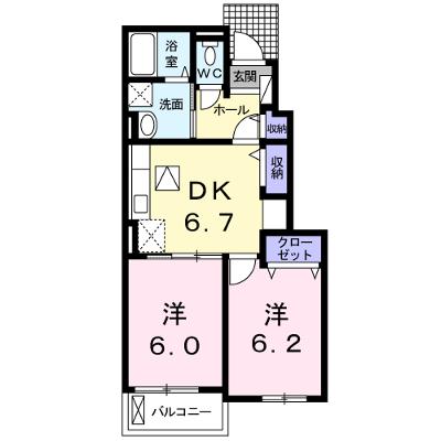 サクラ 103【管理NO：1-021610101-01030】 ★家具家電は申し込み後に搬入します★ ★2026年08月下旬入居可能★の物件画像