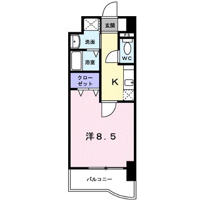 グランド・コスモ 406【管理NO：1-013784901-04050】 ★家具家電は申し込み後に搬入します★ ★2026年09月上旬入居可能★の物件画像