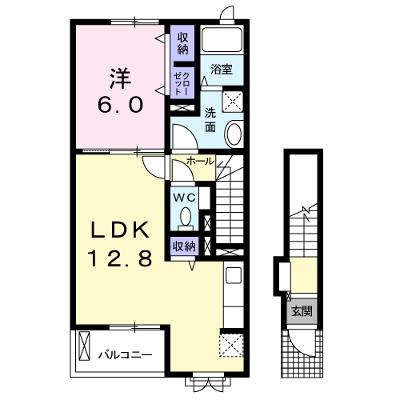 フィオーレ 202【管理NO：1-022036001-02020】 ★家具家電は申し込み後に搬入します★ ★2026年08月中旬入居可能★の物件画像