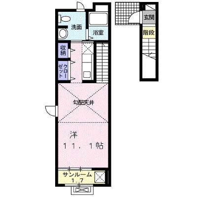 コンパートメント　アゴラ 203【管理NO：1-019374701-02030】 ★家具家電は申し込み後に搬入します 2026年09月中旬入居可能の物件画像