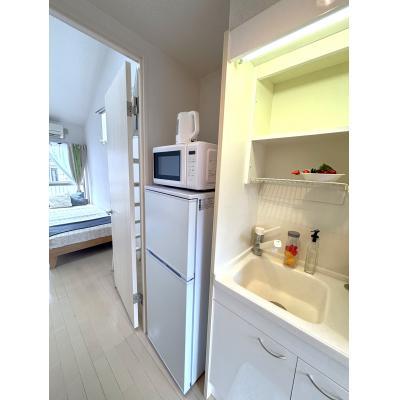 🔷🔹🔸🔶⭐1K+ロフト付(広々とした天井高120cm5帖)⭐2口ガスコンロ⭐敷地内ゴミ捨て場⭐【禁煙&Wi-Fi無料】⭐🔶🔸🔹🔷「K13」の物件画像