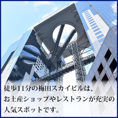 🚅“法人割引強化期間”◢◤今秋の法人出張・研修予約受付中　🚅全期間賃料60％割引(割引期間制限なし)プレサンス梅田インテルノ［C.1477030］の物件画像