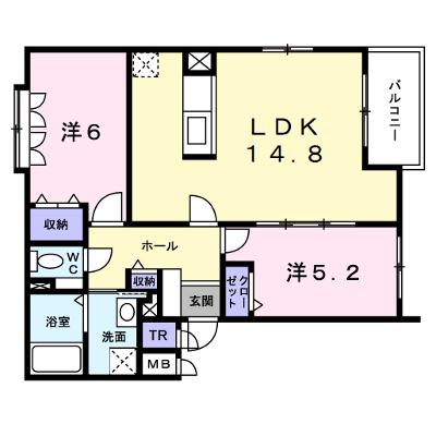パレ麻生 204【管理NO：1-010313301-02040】 ★家具家電は申し込み後に搬入します 2026年08月上旬入居可能の物件画像