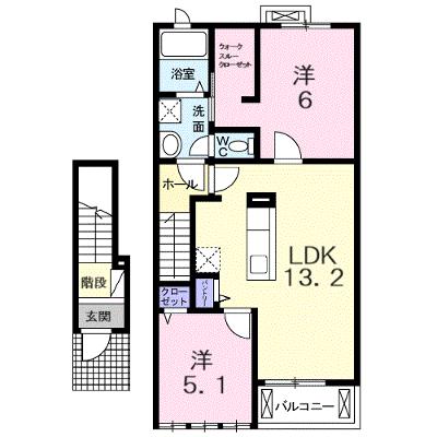 エテルノ 202【管理NO：1-022232701-02020】 ★家具家電は申し込み後に搬入します 2026年08月下旬入居可能の物件画像