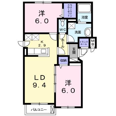 プリマヴェーラ・ルーチェ 401【管理NO：1-016829701-04010】 ★家具家電は申し込み後に搬入します 2026年10月中旬入居可能の物件画像