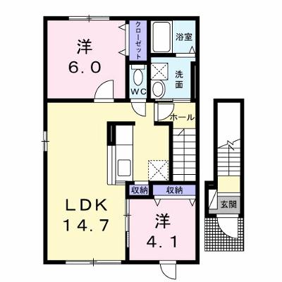 ベルメゾン　中鈴蘭Ⅰ 201【管理NO：1-018853101-02010】 ★家具家電は申し込み後に搬入します★ ★2026年08月中旬入居可能★の物件画像
