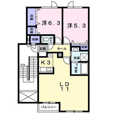 クレイン２ 204【管理NO：1-009354002-02040】 ★家具家電は申し込み後に搬入します 2026年08月下旬入居可能の物件画像