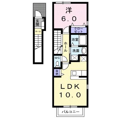 ベル・アンジュＣ棟 201【管理NO：1-012981603-02010】 ★家具家電は申し込み後に搬入します★の物件画像