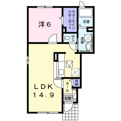 セレステⅠ 101【管理NO：1-020961301-01010】 ★家具家電は申し込み後に搬入します 2026年08月下旬入居可能の物件画像