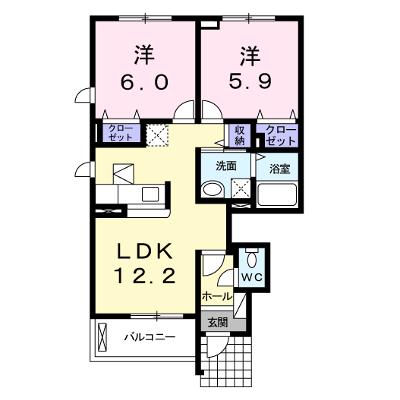 フィデール　Ｂ 101【管理NO：1-018465102-01010】 ★家具家電は申し込み後に搬入します 2026年09月中旬入居可能の物件画像