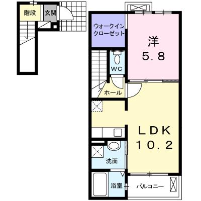 サニー 203【管理NO：1-017558001-02030】 ★家具家電は申し込み後に搬入します 2026年08月中旬入居可能の物件画像