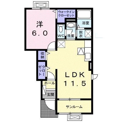 イズミティヒルズＯＮＥ 103【管理NO：1-022316501-01030】 ★家具家電は申し込み後に搬入します★ ★2026年08月下旬入居可能★の物件画像