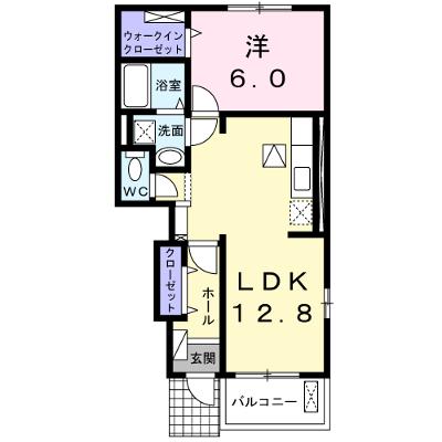 アルカンシエル 102【管理NO：1-017048601-01020】 ★家具家電は申し込み後に搬入します★ ★2026年10月中旬入居可能★の物件画像