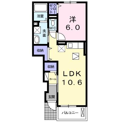 ベル　ブローテ 102【管理NO：1-017568401-01020】 ★家具家電は申し込み後に搬入します★ ★2026年09月上旬入居可能★の物件画像