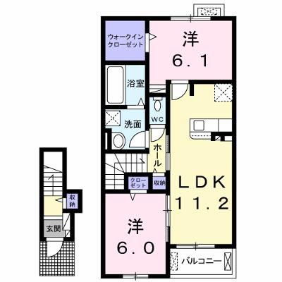 ホーリー・ヒルズガーデン 205【管理NO：1-026270501-02040】 ★家具家電は申し込み後に搬入します★ ★2026年08月下旬入居可能★の物件画像