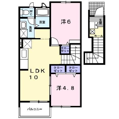 メゾン・リュミエール 205【管理NO：1-013443401-02040】 ★家具家電は申し込み後に搬入します 2026年08月下旬入居可能の物件画像