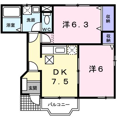 グリーンパークⅥ 103【管理NO：1-011143402-01030】 ★家具家電は申し込み後に搬入します★ ★2026年08月下旬入居可能★の物件画像
