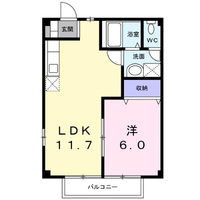 パティオパークＡ 205【管理NO：1-007790401-02040】 ★家具家電は申し込み後に搬入します★の物件画像