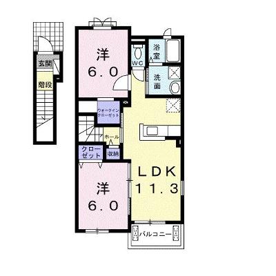 フランブリーズⅢ 201【管理NO：1-018934201-02010】 ★家具家電は申し込み後に搬入します 2026年08月下旬入居可能の物件画像