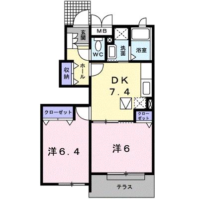 パークサイド和 102【管理NO：1-014082901-01020】 ★家具家電は申し込み後に搬入します 2026年07月下旬入居可能の物件画像