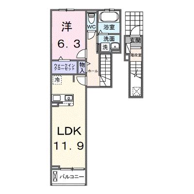 仮称　シエル白岡　Ⅱ 204【管理NO：1-028414902-02040】 ★家具家電は申し込み後に搬入します 2027年02月上旬入居可能の物件画像
