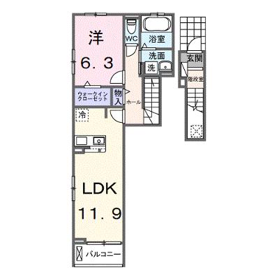 仮称　シエル白岡　Ⅰ 207【管理NO：1-028414901-02070】 ★家具家電は申し込み後に搬入します★ ★2027年02月上旬入居可能★の物件画像