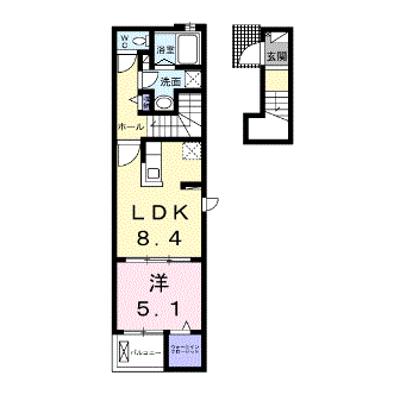 ＫＡＲＡＺ（カラズ） 201【管理NO：1-027565801-02010】 ★家具家電は申し込み後に搬入します 2026年08月下旬入居可能の物件画像
