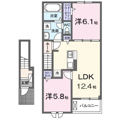 ヒカルサ大宮南中丸サウス 204【管理NO：1-028363501-02040】 ★家具家電は申し込み後に搬入します 2026年10月下旬入居可能の物件画像