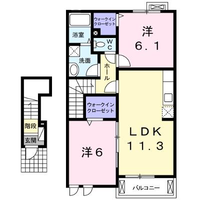 アクエリアス　Ⅰ 202【管理NO：1-016265101-02020】 ★家具家電は申し込み後に搬入します★の物件画像
