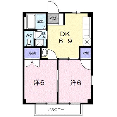 ファンタジアⅠ 201【管理NO：1-006691301-02010】 ★家具家電は申し込み後に搬入します 2026年08月下旬入居可能の物件画像