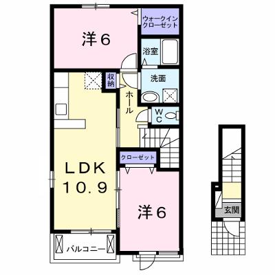 グレイス 201【管理NO：1-023034101-02010】 ★家具家電は申し込み後に搬入します 2026年09月中旬入居可能の物件画像