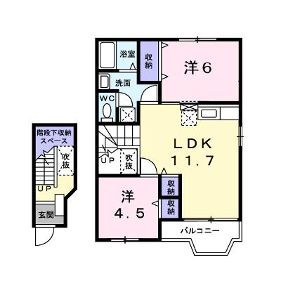 アースブラウンＫ・ＴⅡ 203【管理NO：1-010679101-02030】 ★家具家電は申し込み後に搬入します 2026年09月下旬入居可能の物件画像