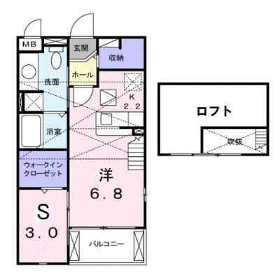 ウエストヒルパーシモン 201【管理NO：1-019129001-02010】 ★家具家電は申し込み後に搬入します 2026年08月上旬入居可能の物件画像