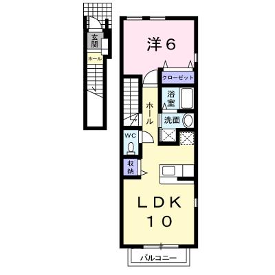 レインボーシャトー 201【管理NO：1-013402801-02010】 ★家具家電は申し込み後に搬入します 2026年08月下旬入居可能の物件画像