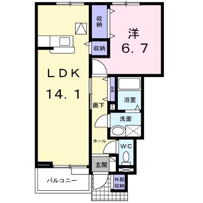 リーブルⅢ 102【管理NO：1-011502402-01020】 ★家具家電は申し込み後に搬入します 2026年07月下旬入居可能の物件画像