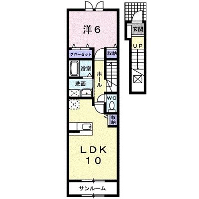 コンドミニアム　さくら　Ｂ 201【管理NO：1-014481702-02010】 ★家具家電は申し込み後に搬入します 2026年10月中旬入居可能の物件画像