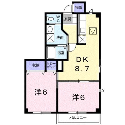ソレイユトヨダ　Ｂ 101【管理NO：1-012490302-01010】 ★家具家電は申し込み後に搬入します 2026年08月下旬入居可能の物件画像