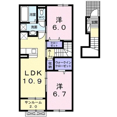 ベルファジャーノ 203【管理NO：1-026256801-02030】 ★家具家電は申し込み後に搬入します 2026年08月下旬入居可能の物件画像