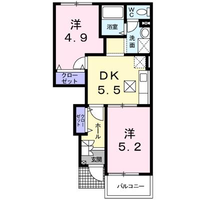 トゥインクル 104【管理NO：1-010775601-01040】 ★家具家電は申し込み後に搬入します★の物件画像