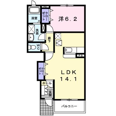 ポラリス 102【管理NO：1-014028701-01020】 ★家具家電は申し込み後に搬入します 2026年09月中旬入居可能の物件画像