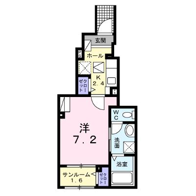 アイビードットオザク 104【管理NO：1-028507001-01040】 ★家具家電は申し込み後に搬入します 2026年08月下旬入居可能の物件画像
