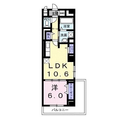 ディアコート本厚木 401【管理NO：1-026835001-04010】 ★家具家電は申し込み後に搬入します 2026年08月上旬入居可能の物件画像