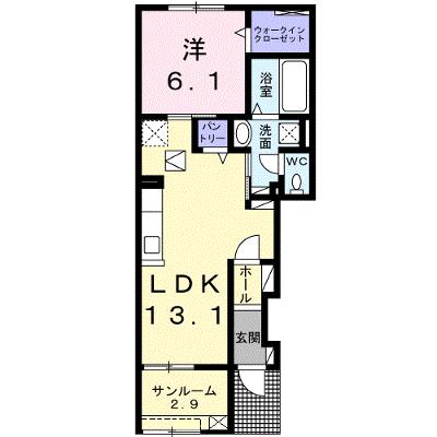 シャインウィンズＡ 102【管理NO：1-027680701-01020】 ★家具家電は申し込み後に搬入します 2026年08月下旬入居可能の物件画像