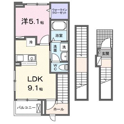 エスペランサ　俊 303【管理NO：1-027738101-03030】 ★家具家電は申し込み後に搬入します 2026年10月上旬入居可能の物件画像