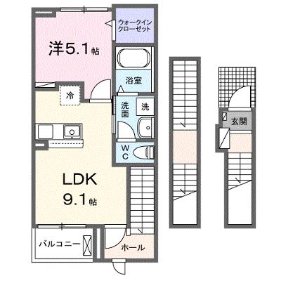 エスペランサ　俊 302【管理NO：1-027738101-03020】 ★家具家電は申し込み後に搬入します 2026年10月上旬入居可能の物件画像
