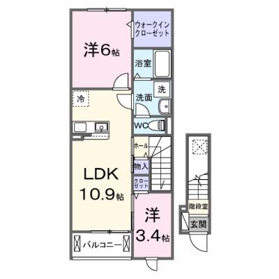 プラシード掛川 202【管理NO：1-028748501-02020】 ★家具家電は申し込み後に搬入します★ ★2026年11月上旬入居可能★の物件画像