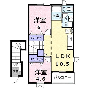 ルーナⅠ 203【管理NO：1-011914001-02030】 ★家具家電は申し込み後に搬入します★の物件画像