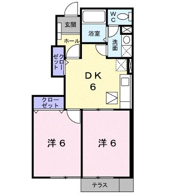 グレーヌⅡ 102【管理NO：1-009798302-01020】 ★家具家電は申し込み後に搬入します★の物件画像