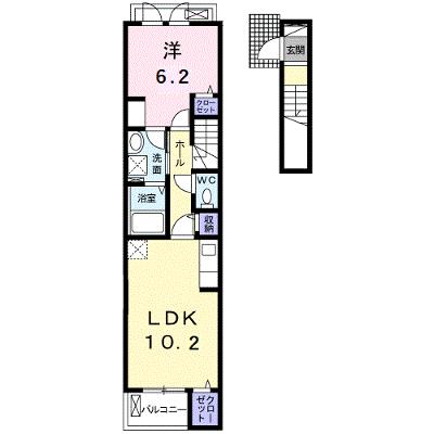 ブリッランテ 202【管理NO：1-026877601-02020】 ★家具家電は申し込み後に搬入します 2026年07月中旬入居可能の物件画像